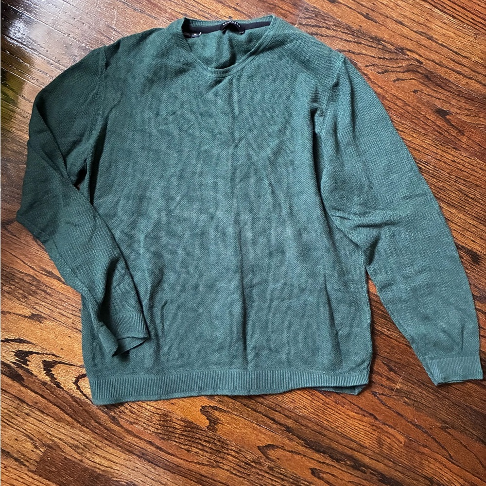 Classic Forest Green Crewneck Sweater